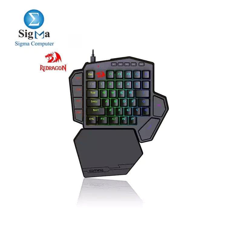 كيبورد جيمنج ميكانيكي ريدراجون DITI X K601-RGB بسويتشات زرقاء