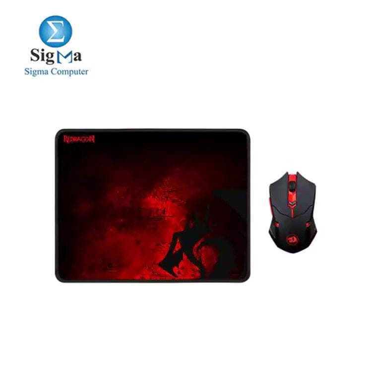 طقم ماوس وماوس باد Redragon M601BA (سلكي) 2 في 1