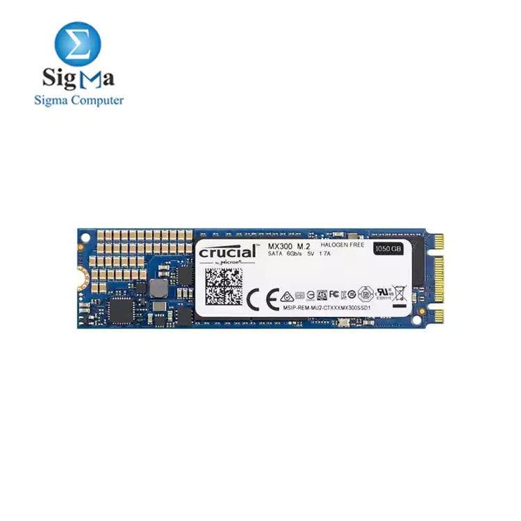 هارد Crucial MX300 سعة 1TB M.2 (2280) داخلي - CT1050MX300SSD4