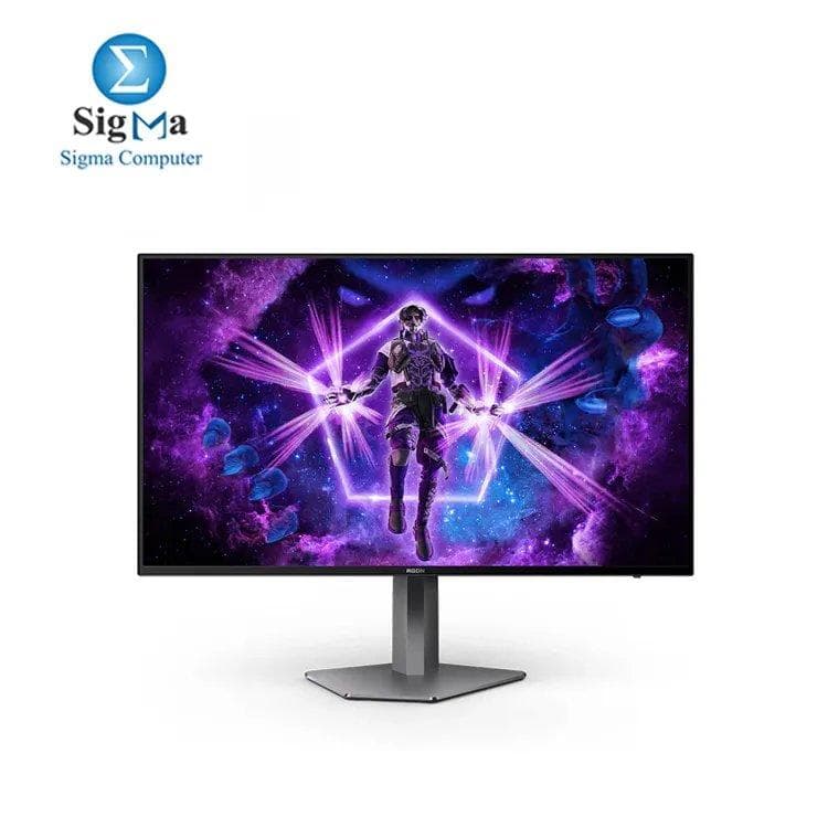 AOC Agon PRO AG276QZD2 27" OLED Tournament Gaming Monitor 2560x1440, 240Hz 0.03ms, G-SYNC, PS5 Xbox Switch Compatible, Glossy, Black