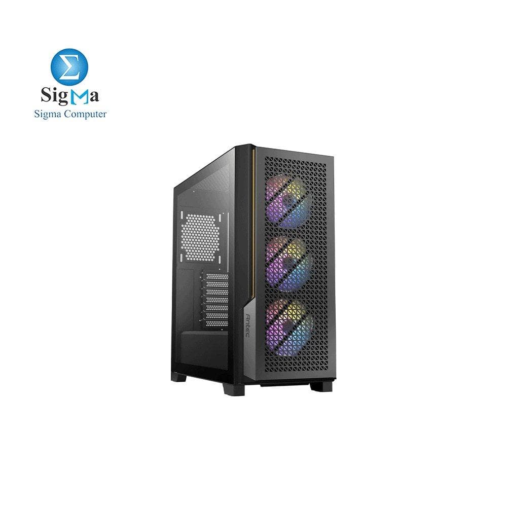 كيسة كمبيوتر انتيك Performance Series P20C ARGB، واجهة شبكية معدنية، 3 مراوح 120mm ARGB مع هاب، منفذ Type-C 3.2 Gen2، تدعم رادياتير 360mm، حامل كرت شاشة، ميد تاور E-ATX