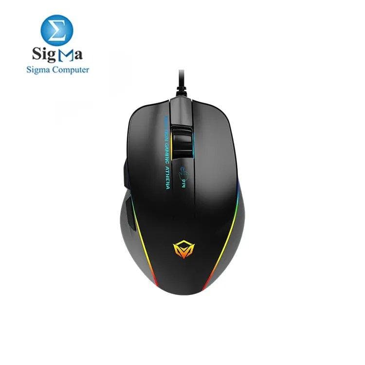 ماوس جيمنج MEETION GM23 2023 بإضاءة RGB دائرية