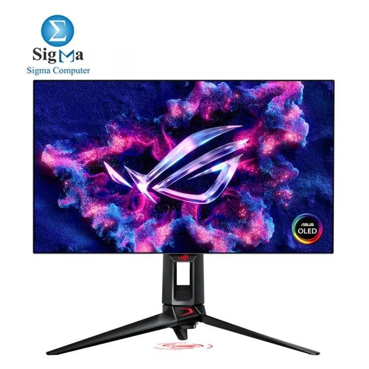 ASUS ROG Swift OLED PG27AQDP 26.5" WOLED QHD, 480Hz, 0.03ms, HDR10, 99% DCI-P3, FreeSync & G-SYNC, HDMI 2.1, DP 1.4, USB Hub, Height Adjust, 3Y Warranty.