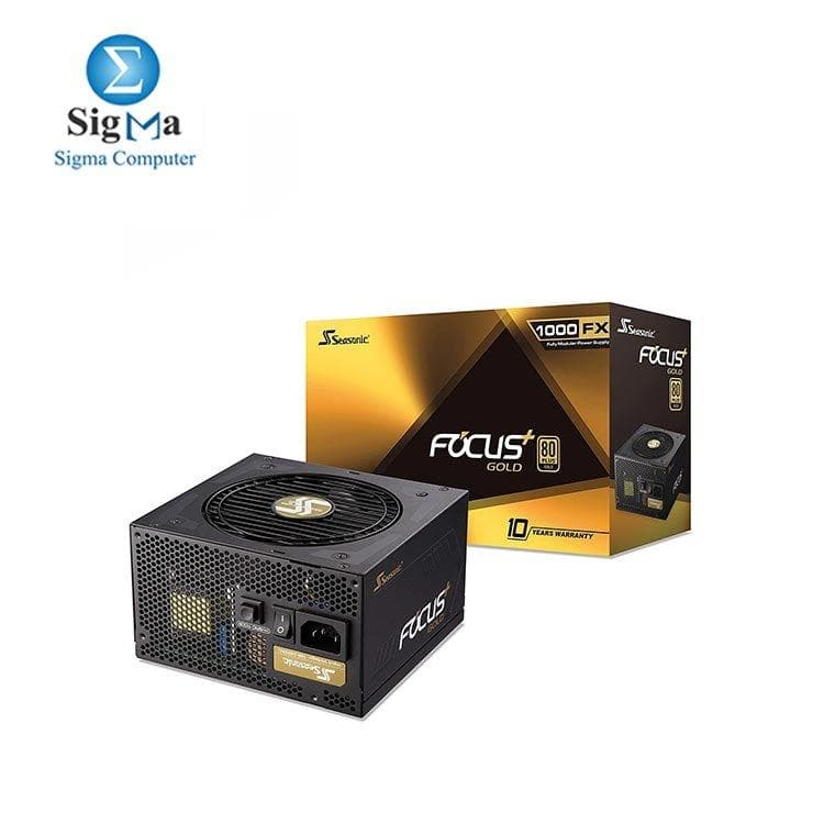 مزود طاقة Seasonic FOCUS Plus 1000 Gold SSR-1000FX بقدرة 1000 وات 80+ Gold