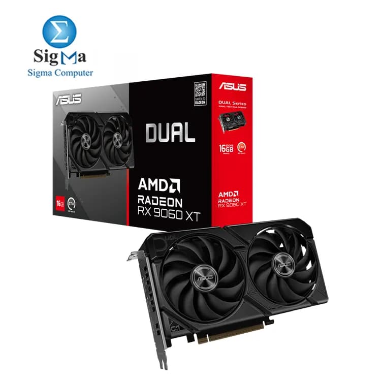 ASUS Dual Radeon RX 9060 XT 16GB GDDR6