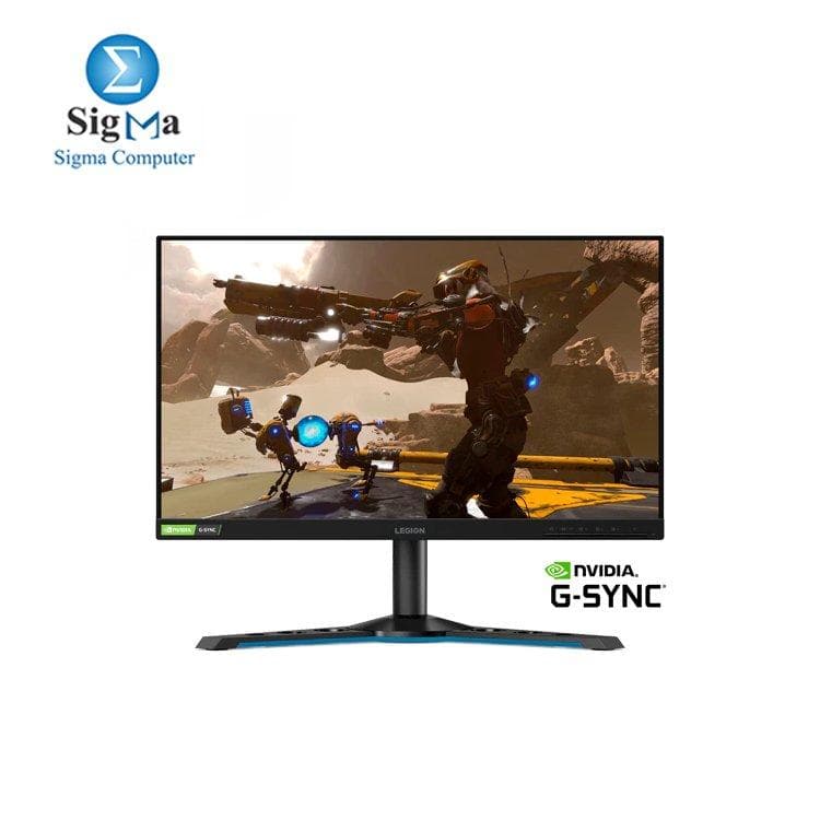 شاشة جيمنج لينوفو Legion Y25-25 مقاس 24.5 بوصة FHD IPS 240Hz 1ms (sRGB99%) HDR400 G-SYNC