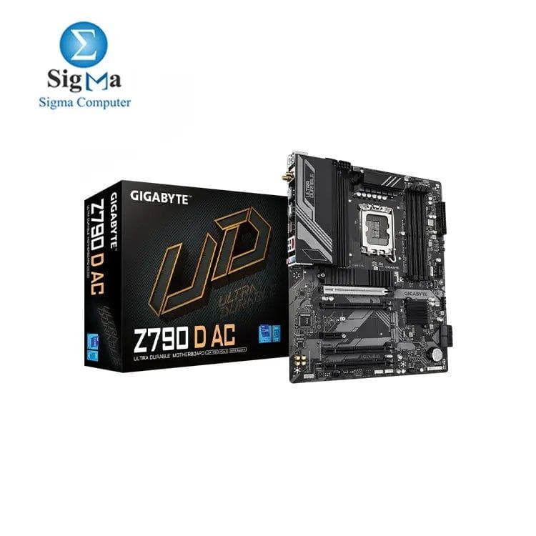 لوحة أم جيجابايت Z790 D AC LGA 1700 انتل Z790 ATX DDR5