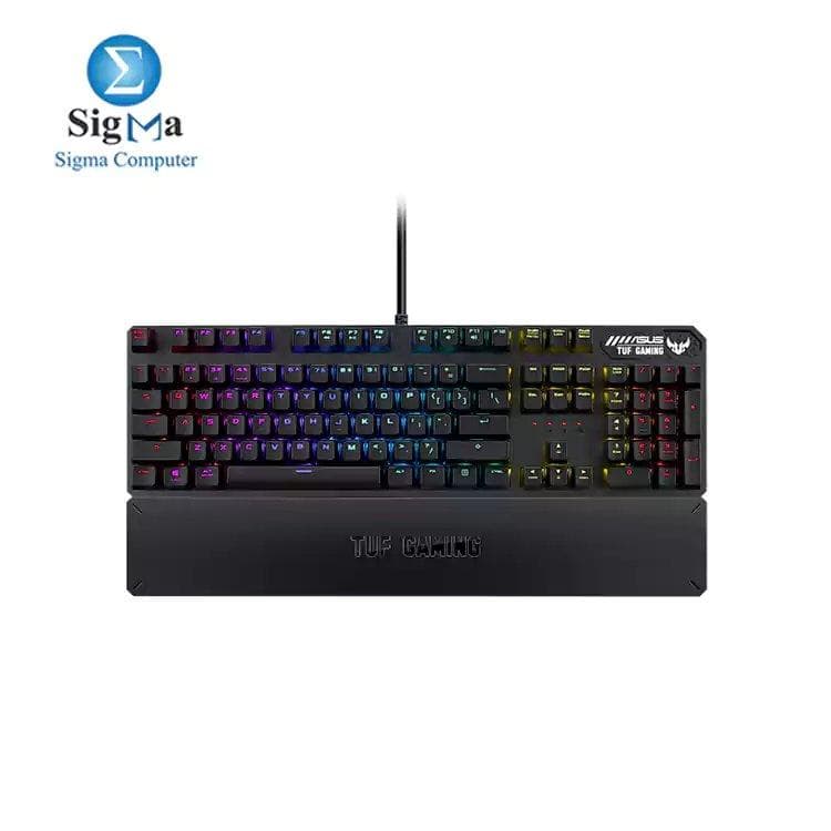 كيبورد ميكانيكي اسوس TUF Gaming K3 RD-AR RGB بمفاتيح حمراء