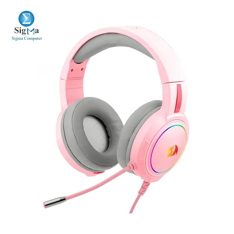 سماعة جيمنج سلكية Redragon H270 RGB وردي