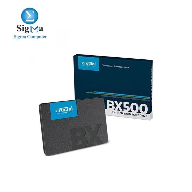 هارد SSD كروشال Crucial BX500 سعة 120GB مقاس 2.5 بوصة