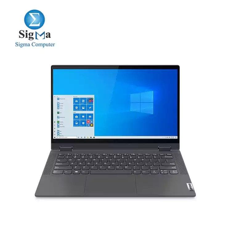لابتوب لينوفو Flex-14IML - معالج i7-10510U، رام 16GB، هارد 512GB SSD، شاشة 14 بوصة FHD IPS تعمل باللمس، كرت شاشة Intel UHD، ويندوز 10