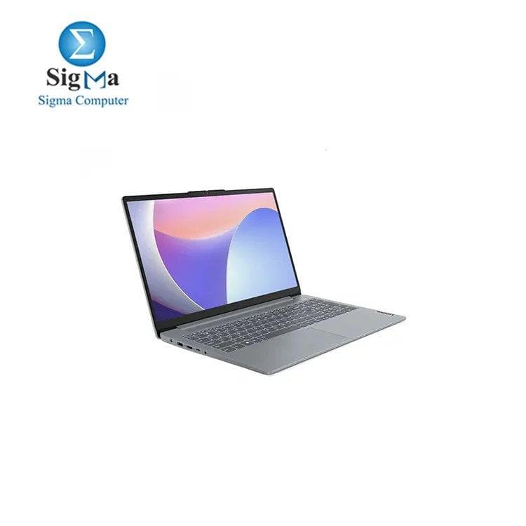 لابتوب لينوفو IdeaPad Slim 3 موديل 83EM008WIN 15IRH8 - معالج Intel Core i7-13620H - رام 16GB - هارد 512GB SSD - شاشة 15.6 بوصة FHD - نظام DOS - لون رمادي Arctic Grey - كيبورد إنجليزي