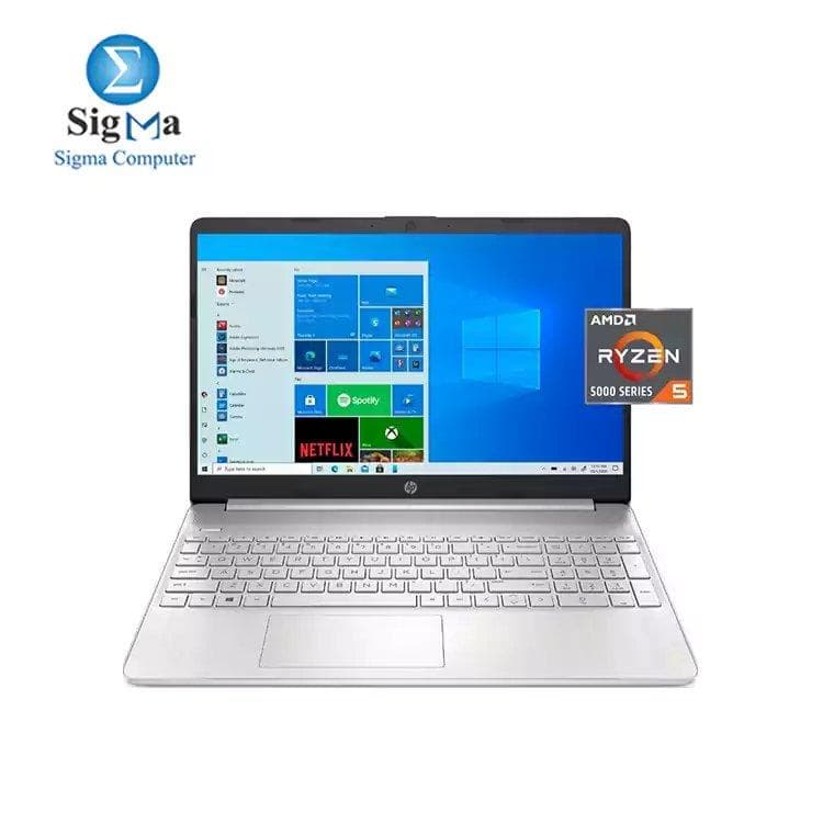 لابتوب اتش بي 15-ef2127wm معالج Ryzen 5 5500U، رام 8 جيجابايت، هارد 256 جيجابايت SSD، شاشة 15.6 بوصة