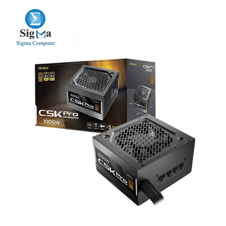 باور سبلاي انتيك CSK Pro 1000 1000W برونز SEMI-MODULAR ATX3.1