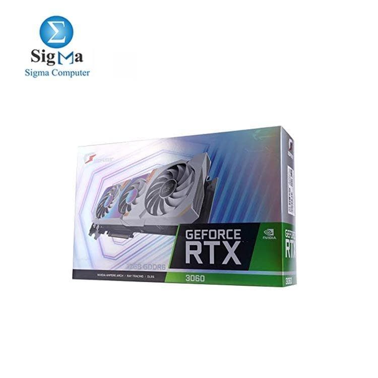كرت شاشة COLORFUL IGAME GEFORCE RTX 3060 ULTRA W OC 12G L-V