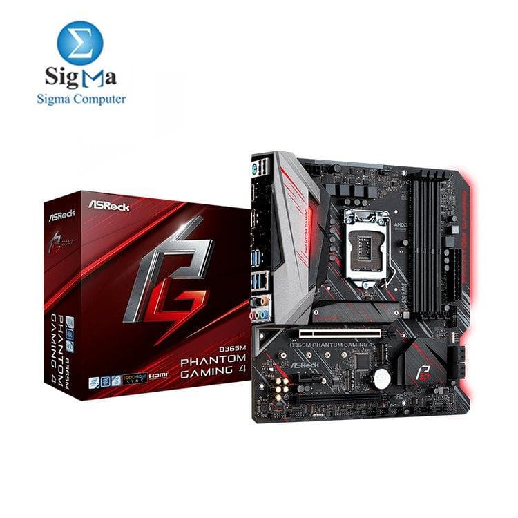لوحة أم asrock B365M Phantom Gaming4
