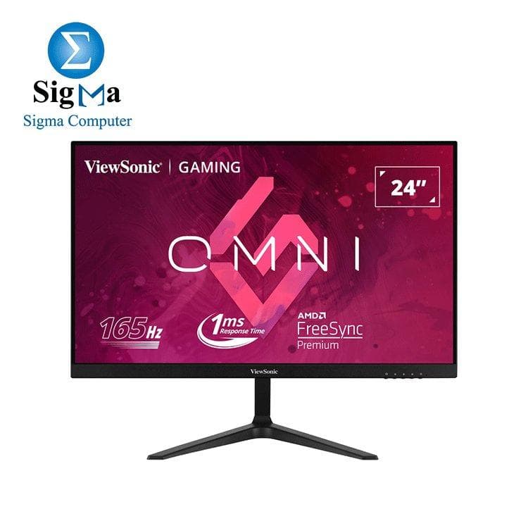 شاشة فيوسونيك OMNI VX2418-P-MHD مقاس 24 بوصة جيمنج 1080p 1ms VA 165Hz مع Adaptive Sync