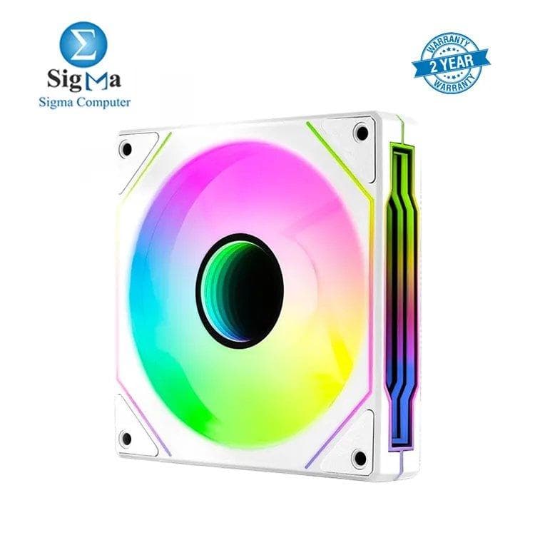 AeroCool Phantom M-3 ARGB PWM Fan 120mm White