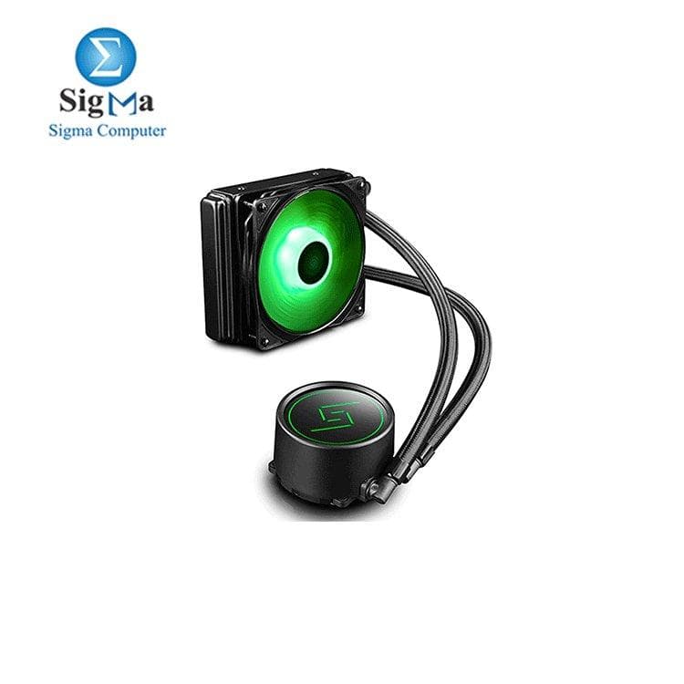 مبرد مائي للمعالج DEEPCOOL Gammaxx L120 RGB AIO، يدعم SYNC RGB ومروحة RGB
