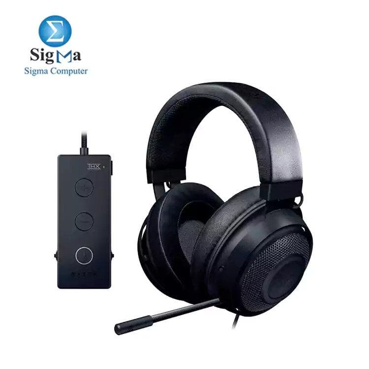 Razer Kraken Tournament Edition - Black Wired Gaming Headset with USB Audio Controller