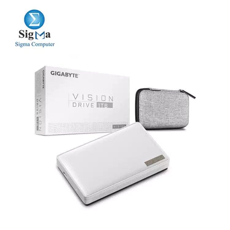 هارد خارجي جيجابايت Vision Drive 1TB USB 3.2 Gen 2x2 (USB-C) 3D TLC