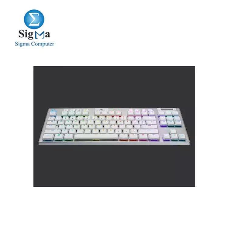 كيبورد لوجيتك G915 TKL TENKEYLESS LIGHTSPEED لاسلكي ميكانيكي RGB للجيمنج