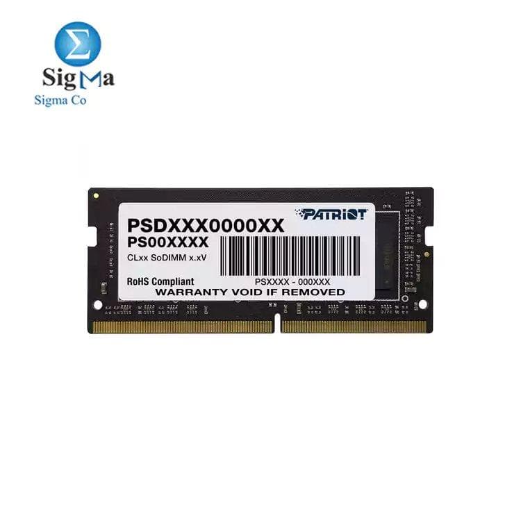 Patriot RAM DDR4 8GB 2666MHz  CL19  notebook