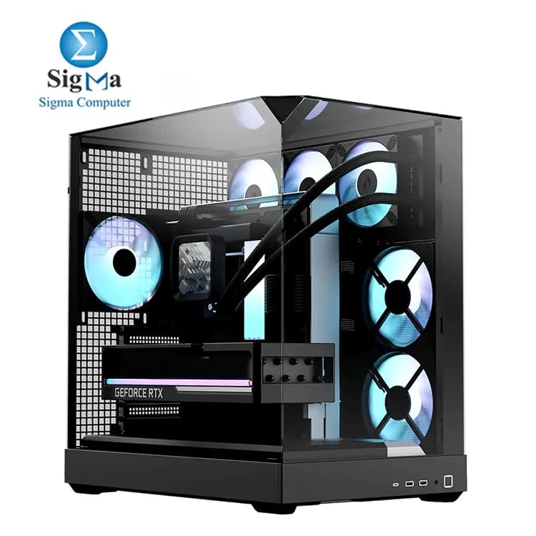 كيسة APNX V2 Mid Tower - أسود