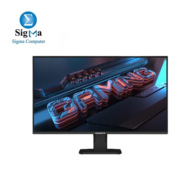 شاشة جيمنج جيجابايت GS25F2 مقاس 24.5 بوصة IPS FHD 200Hz, 1ms, HDR10, 120% sRGB, HDMI 2.0, DisplayPort, سماعات مدمجة