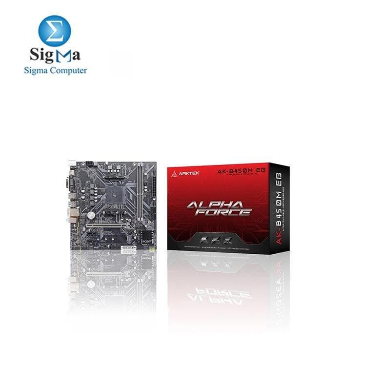 لوحة أم ARKTEK AMD AK B450M EG ALPHA FORCE