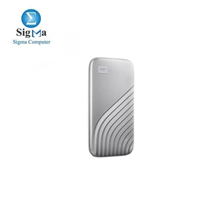 هارد ديسك SSD ويسترن ديجيتال My Passport سعة 500GB WDBAGF5000ABL لون فضي