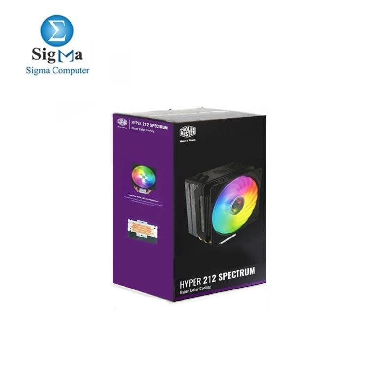 COOLER MASTER HYPER 212 SPECTRUM RGB CPU COOLER