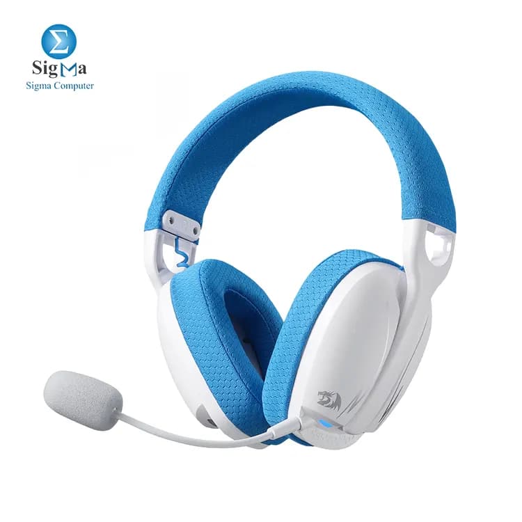 REDRAGON H878 Wireless Blue Lighting Gaming Headset - Lightweight - 7.1 Surround Sound