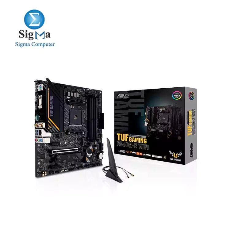 لوحة أم اسوس TUF GAMING B550M-E WIFI MICRO ATX تدعم Aura Sync RGB