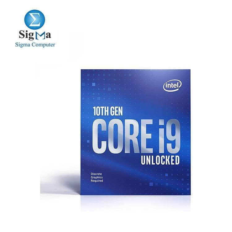 معالج انتل Core i9-10900KF بـ 10 أنوية وسرعة تصل إلى 5.3 GHz مفتوح بدون معالج رسومي مقبس LGA1200