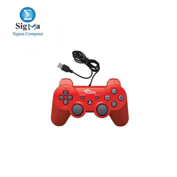 يد تحكم سلكية للـ PS3 كوجر-ايجي - أحمر