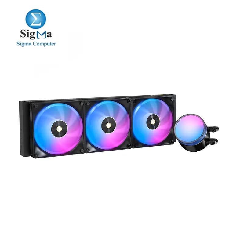Ocypus Delta L36 ARGB V2 Black 360MM AIO Liquid Cooler