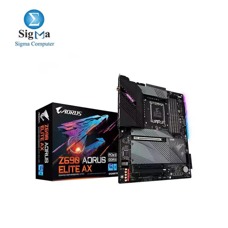 لوحة أم جيجابايت Z690 AORUS ELITE AX (rev. 1.x) Socket 1700 DDR5