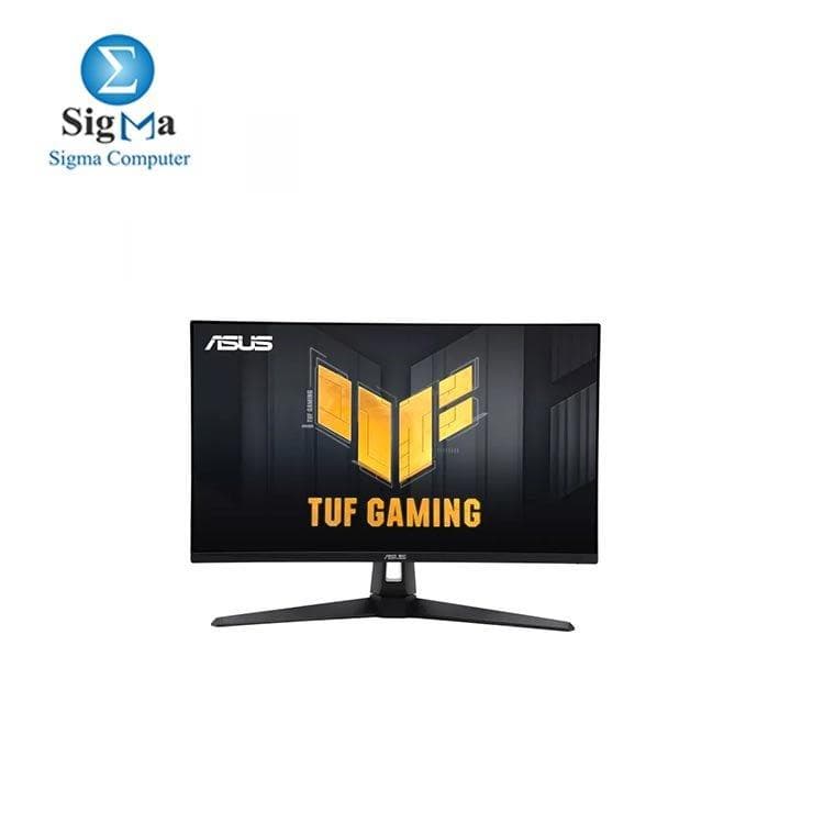 شاشة اسوس TUF Gaming VG27AQ3A مقاس 27 بوصة، دقة 1440p، تردد 180Hz، لوحة Fast IPS، تدعم ELMB Sync، استجابة 1ms GTG، Freesync Premium، متوافقة مع G-Sync