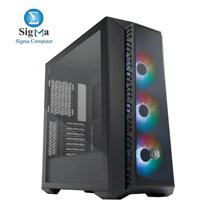 Cooler Master MasterBox 520 Mesh V2 New Mid Tower Case - Black