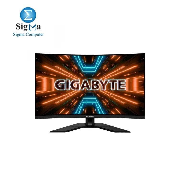شاشة جيجابايت M32QC-EK مقاس 32 بوصة - QHD 2560 x 1440 - 1MS - 165Hz - 170HZ OC FreeSync منحنية جيمنج