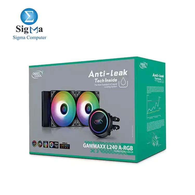 مبرد مائي ديب كول DEEPCOOL GAMMAXX L240 A-RGB للمعالج