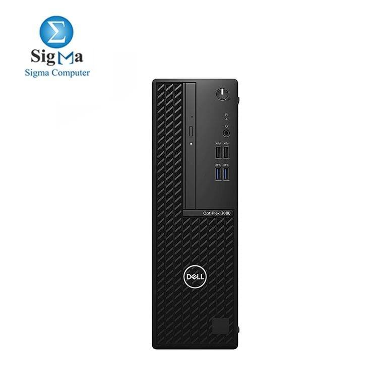 كمبيوتر مكتبي Dell OptiPlex 3080 بمعالج Core i5 10500 - رام 4GB - هارد 1TB - نظام DOS