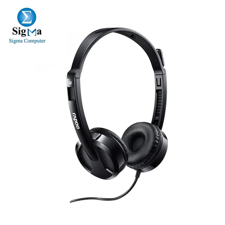 سماعة رأس رابو H120 ستيريو USB - أسود