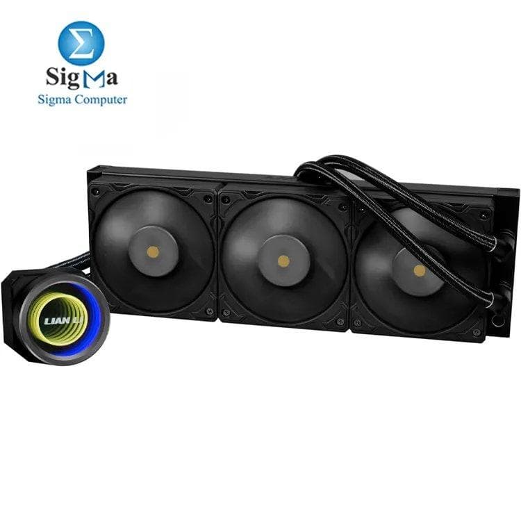 ليان لي Galahad II Trinity Performance 360MM مبرد مائي أسود