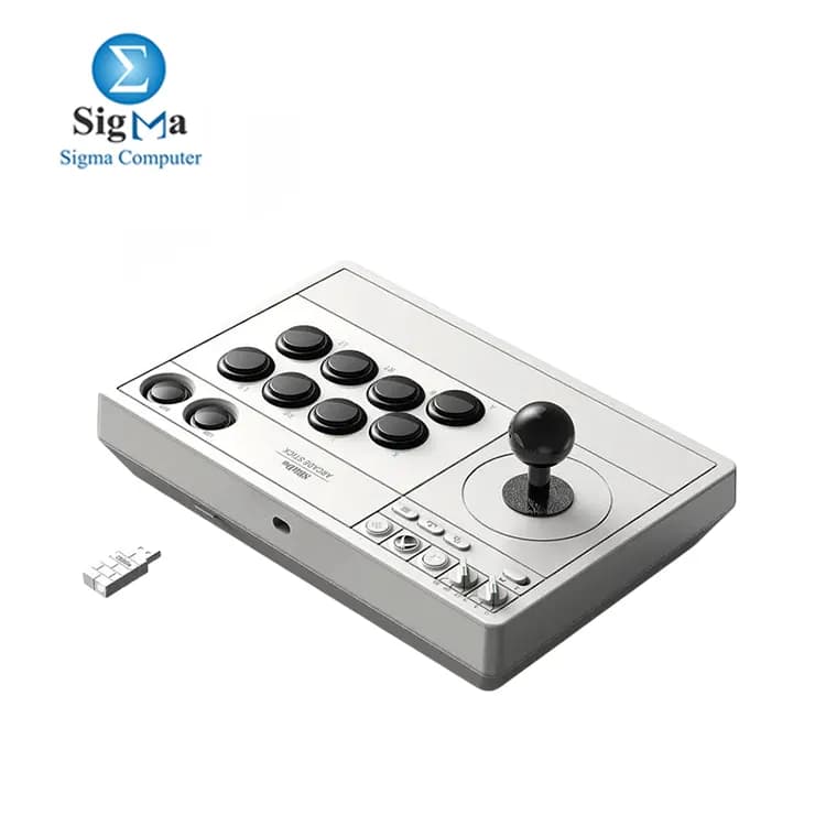 8BitDo Arcade Stick for Xbox White + Game Pass Code