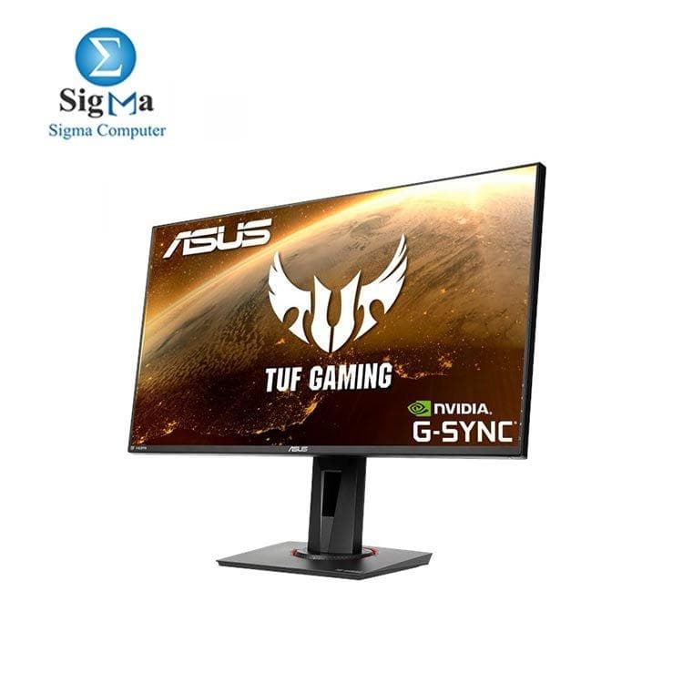 شاشة اسوس TUF Gaming VG279QM مقاس 27 بوصة تدعم HDR، سماعات ستيريو عدد 2، دقة Full HD (1920 x 1080)، لوحة Fast IPS، استجابة 1ms (GTG)، تردد 280Hz