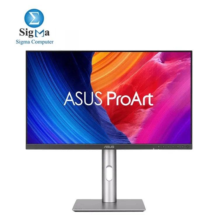 ASUS ProArt Display PA27JCV – 27" 5K (5120x2880) IPS monitor, 99% DCI-P3, ΔE<2, Calman Verified, USB-C 96W PD, HDR500, Auto KVM, Light Sync, Ergonomic stand.