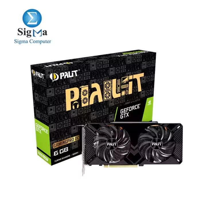 كرت شاشة PALIT GeForce® GTX 1660 SUPER GAMING PRO OC 6G-DDR6