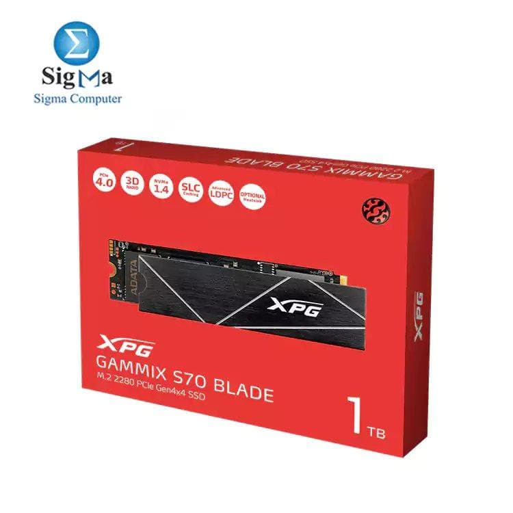 هارد XPG GAMMIX S70 1TB BLADE PCIe Gen4x4 M.2 2280